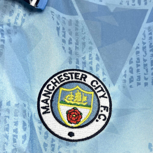 Manchester City 1989/91 Azul - Image 4